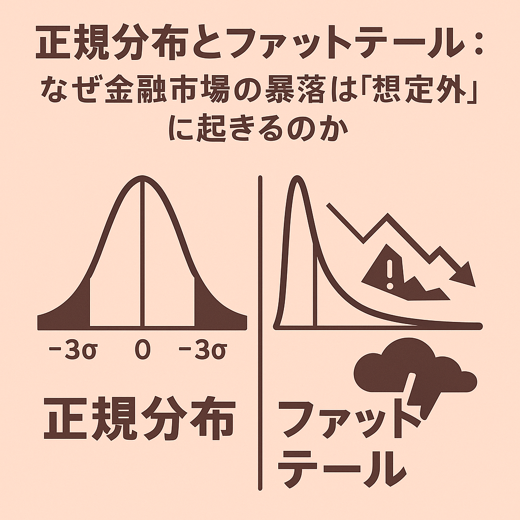 正規分布とファットテール：なぜ金融市場の暴落は「想定外」に起きるのか